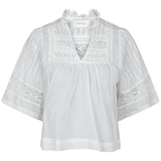 NEO NOIR Siama Voile Blouse White